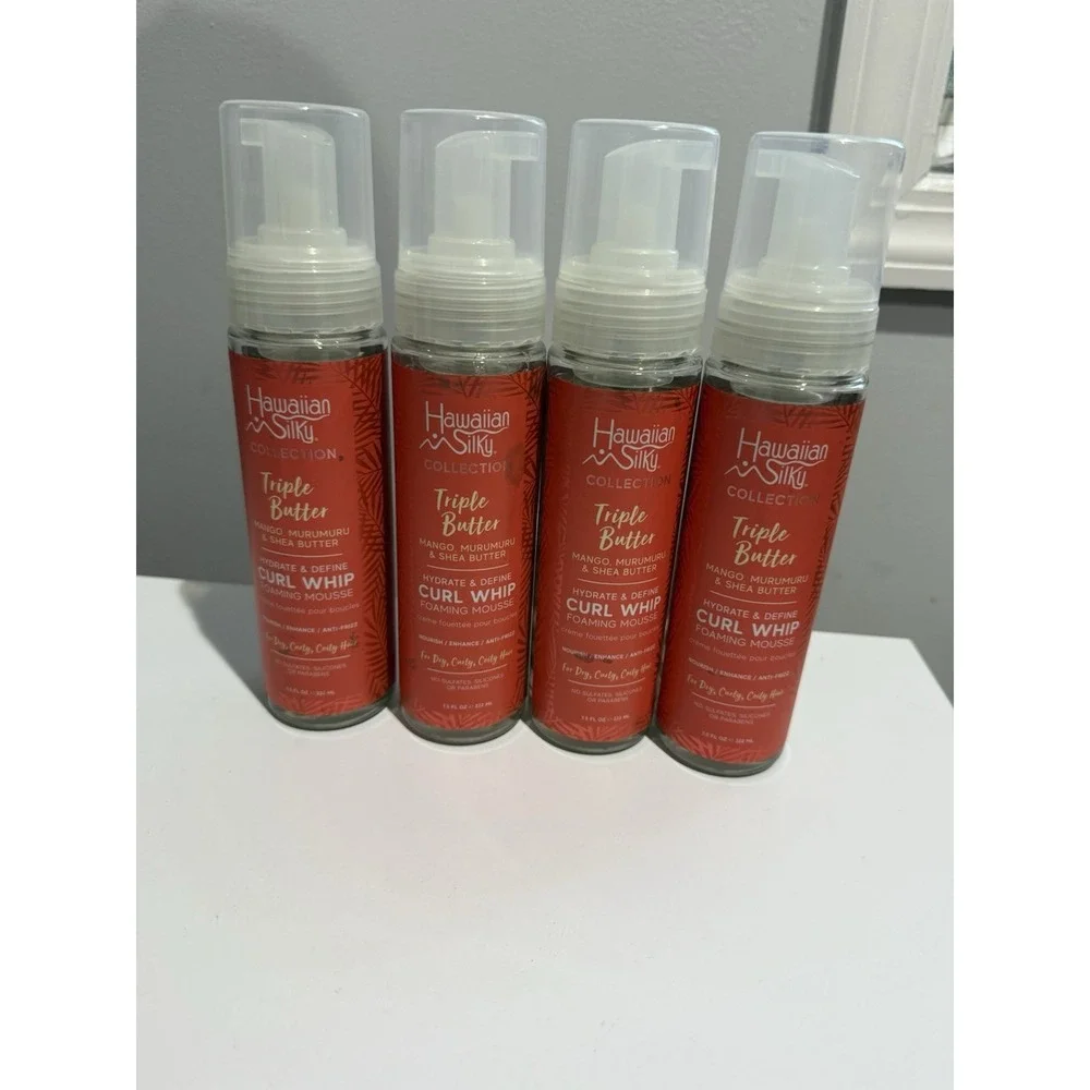 4 Hawaiian Silky‎ Collection Triple Butter Hydrate & Define Curl Whip